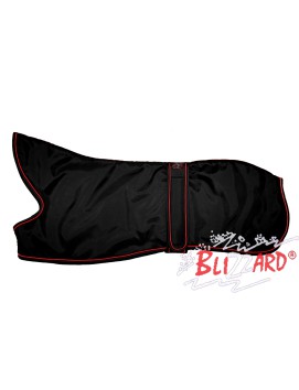 Black Greyhound Blizzard® Coat With Red Piping